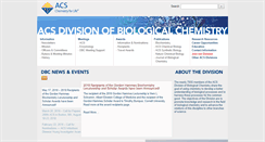 Desktop Screenshot of divbiolchem.org